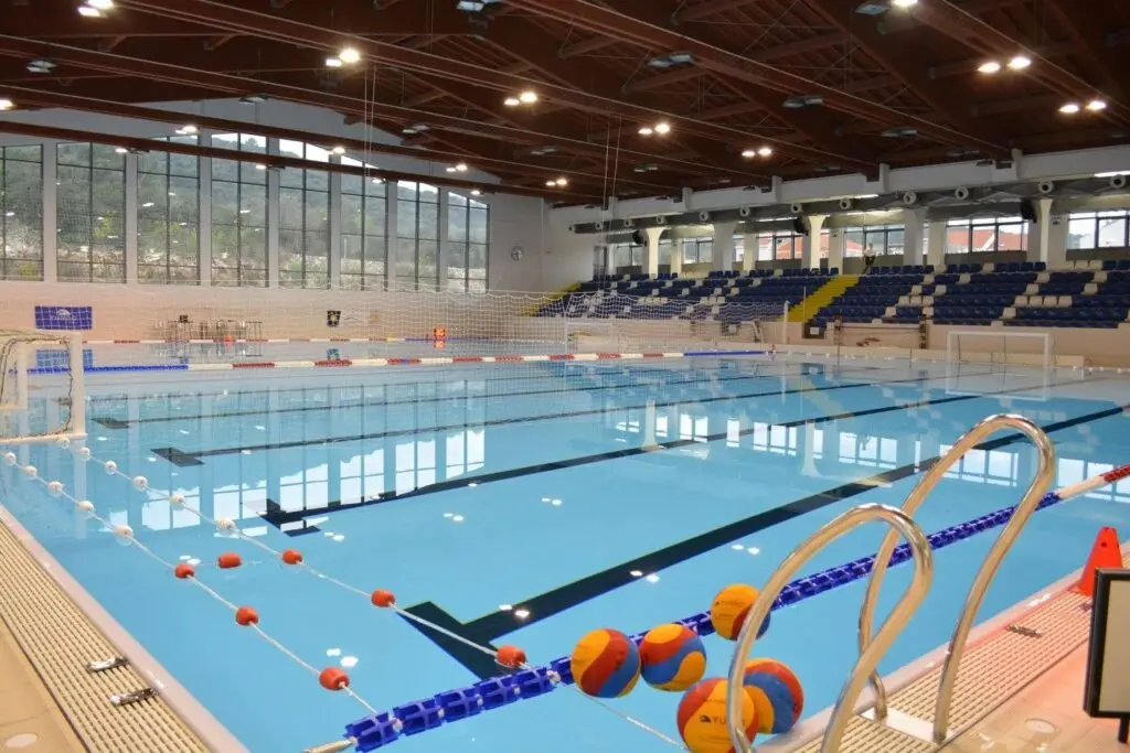The indoor Gojko Arneri pool in Korčula